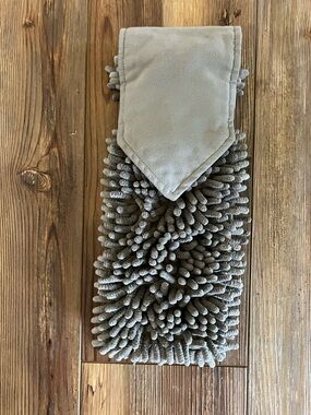 Norwex Grey Chenille Mop-Style Hand Towel
